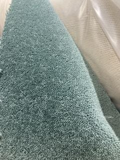 CYAN TEXTURED SOFT FIBRE CARPET (4M)