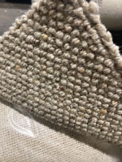 BEIGE/ORANGE FLECKS CLOSED LOOP BERBER MEDIUM FIBRE CARPET (5M)