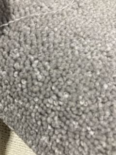 GREY TEXTURED SOFT FIBRE CARPET MINI