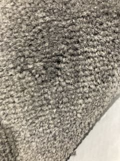 CHARCOAL RAGGEDY TEXTURE MEDIUM FIBRE CARPET (4M)