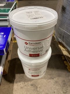 2 X KARNDEAN DESIGN FLOORING UNIVERSAL ADHESIVE (15 LITRES)