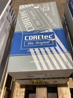 2 X BOXES OF CORETEC OAK WOOD STYLE FLOORING TILES