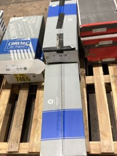 5 X BOXES OF CORETEC 8MM BIRCH WOOD STYLE FLOORING TILES