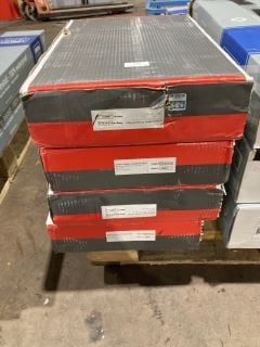 4 X BOXES OF RIGID CORE BLACK WOOD STYLE FLOORING TILES