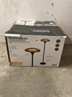 BLACK MILAN ELECTRIC PATIO HEATER