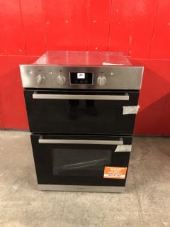 INDESIT BUILT IN ELECTRIC DOUBLE OVEN IN STAINLESS STEEL MODEL NO: IDD 6340 IX