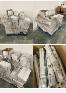 PALLET OF GLASROC X SILICONE SEALANT WHITE