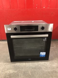 BEKO 60CM BUILT-IN SINGLE OVEN FAN WITH AERO PERFECT MODEL NO: BBXIF243XC