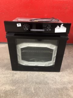 HISENSE BUILT-IN SINGLE ELECTRIC OVEN IN BLACK MODEL NO: BI62212ABUK