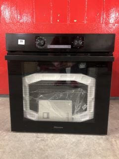 HISENSE BUILT-IN SINGLE ELECTRIC OVEN IN BLACK MODEL NO: BI62212ABUK