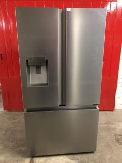 HISENSE NO FROST STAINLESS STEEL AMERICAN FRIDGE FREEZER MODEL NO: RF793N4SASE - RRP £1299