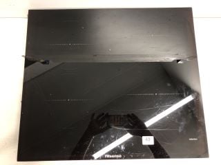 HISENSE 60CM INDUCTION HOB IN BLACK MODEL NO: HI6401BSC