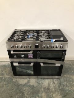 LEISURE CUSINEMASTER DUAL FUEL RANGE COOKER MODEL NO: CS100F520X