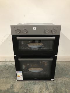 BEKO BUILT-IN 90cm BUILT-IN DOUBLE FAN OVEN WITH EASY GRIP KNOBS MODEL NO: