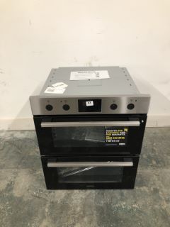 ZANUSSI BUILT-UNDER DOUBLE OVEN ELECTRIC FAN MODEL NO: ZPHNL3X1