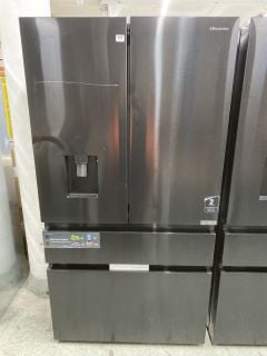 HISENSE AMERICAN STYLE FRENCH DOOR FRIDGE FREEZER WITH WATER DISPENSER MODEL RF749N4SWFE RRP £999