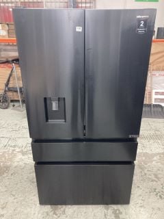 HISENSE AMERICAN STYLE FRENCH DOOR FRIDGE FREEZER WITH WATER DISPENSER MODEL RF749N4SWFE RRP £999