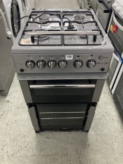 FLAVEL SLIMLINE GAS COOKER MODEL MLB52NDS RRP £369 (SMASHED GLASS)