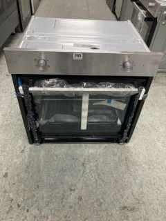 LOGIK SINGLE ELECTRIC OVEN MODEL LBFANX23 RRP £149 (SMASHED GLASS)