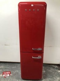 SMEG LEFT HAND 60/40 FROST FREE FRIDGE FREEZER MODEL: FAB32LRD5UK RRP £1899.00