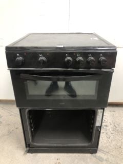 LOGIK LFTC60B22 FREESTANDING TWIN CAVITY ELECTRIC OVEN & HOB (EX DISPLAY)