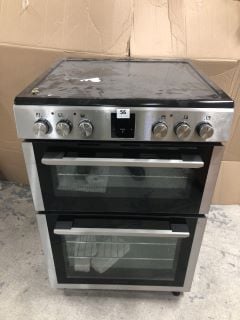 KENWOOD KDC66SS22 60 CM ELECTRIC CERAMIC COOKER - SILVER RRP: £439