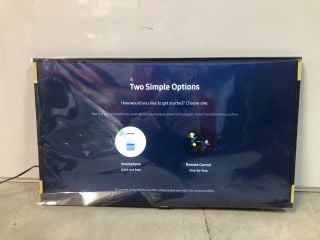 SAMSUNG QLED 32" SMART TV WITH ACCESSORIES MODEL: QE32Q59AEU (POWERS ON)