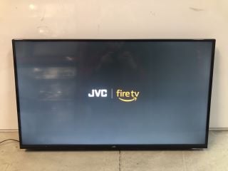 JVC 40" SMART FHD LED FIRE TV WITH ACCESSORIES MODEL: LT-40CF330 (POWERS ON)