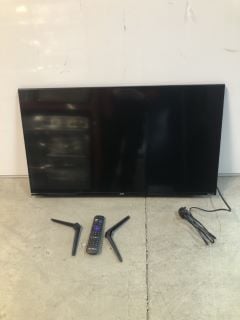 JVC 40" LED SMART FHD ROKU TV WITH ACCESSORIES MODEL: LT-40CR330 (POWER FAULT)