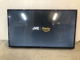 JVC 40" SMART FHD LED FIRE TV WITH ACCESSORIES MODEL: LT-40CF330 (POWERS ON)