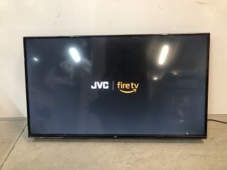 JVC 40" SMART FHD LED FIRE TV WITH ACCESSORIES MODEL: LT-40CF330 (POWERS ON)