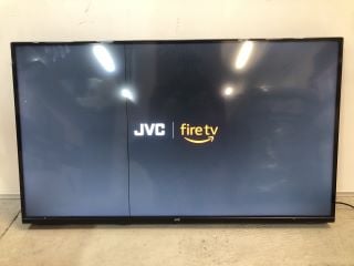 JVC 40" SMART FHD LED FIRE TV WITH ACCESSORIES MODEL: LT-40CF330 (POWERS ON) (LINE ON SCREEN)