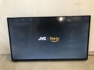 JVC 40" SMART FHD LED FIRE TV WITH ACCESSORIES MODEL: LT-40CF330 (POWERS ON)