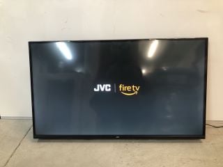 JVC 40" SMART FHD LED FIRE TV WITH ACCESSORIES MODEL: LT-40CF330 (POWERS ON)