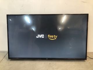 JVC 40" SMART FHD LED FIRE TV WITH ACCESSORIES MODEL: LT-40CF330 (POWERS ON)