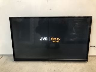 JVC 32" SMART HD LED FIRE TV WITH ACCESSOIRES MODEL: LT-32CF230 (POWERS ON) (LINE ON SCREEN)