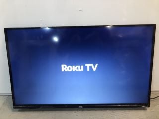 JVC 32" LED SMART ROKU TV MODEL: LT-32CR230 (POWERS ON)