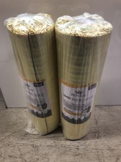 2 X ROLLS OF ROYALE 5MM SONIC GOLD INSTALLATION