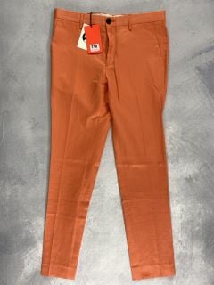 PAUL SMITH MEN'S CHINO SLIM FIT. SIZE: 32, MADE FROM: 79 COTTON 21 LINEN WOVEN