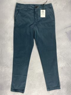 PAUL SMITH MEN'S TAPERED FIT TROUSER. SIZE: 32, MADE FROM: 97% COTTON 3% ELASTANE. RRP: £155