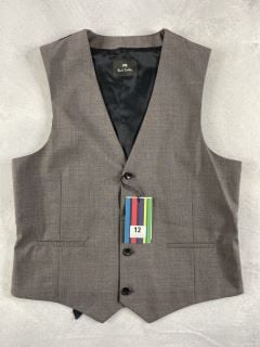 PAUL SMITH GENT'S WAISTCOAT. SIZE: 40, MADE FROM: 100 WOOL WOVEN. RRP: £135