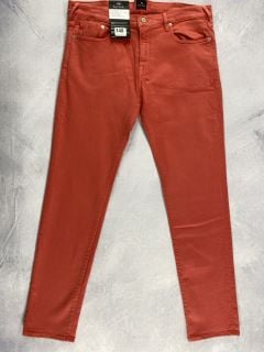 PAUL SMITH MEN'S SLIM STANDARD FIT JEAN. SIZE: 34, MADE FROM: 98% COTTON 2% ELASTANE. RRP: £125