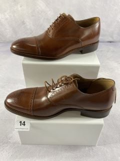 PAUL SMITH MEN'S SHOE BERTIN TAN. SIZE: 6, MADE FROM: MENS SHOE 100% CALF LEATHER UPPER/RUBBER SOLE. RRP: £295