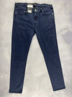 PAUL SMITH MEN'S SLIM FIT JEAN. SIZE: 36, MADE FROM: 86% COTTON 8% POLYESTER 2% ELASTANE 4% OTHER FIBRES. RRP: £125