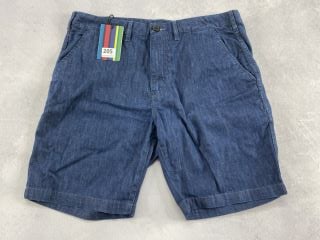 PAUL SMITH MEN'S SHORT. SIZE: 34, MADE FROM: 100% COTTON - WOVEN YARN DYED.  RB = BLACK DENIM 8OZ.  ANT/. RRP: £100