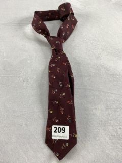 PAUL SMITH MEN'S TIE NARROW FLOWERS. MADE FROM: 100 SILK WOVEN. RRP: £100