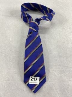 PAUL SMITH MEN'S TIE 8CM BLADE. MADE FROM: 57 SILK 43 COTTON. RRP: £100