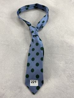 PAUL SMITH MEN'S TIE 8CM BLADE SPOT. MADE FROM: 100 SILK. RRP: £100