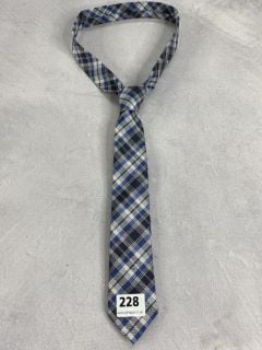 PAUL SMITH MEN'S TIE NARROW 6CM CHECK. MADE FROM: 64 SILK 36 LINEN. RRP: £100