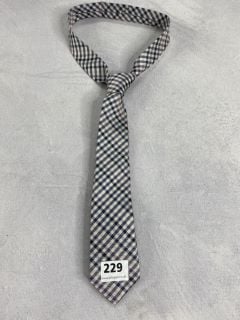 PAUL SMITH MEN'S TIE 6CM NARROW SML CHECK. MADE FROM: 100% SILK. RRP: £100